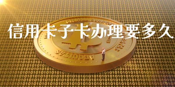 信用卡子卡办理要多久_https://wap.apzhendong.com_期货直播_第1张